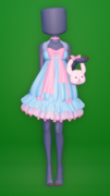 Dress for Impress Code - Pastel dress and lamb bag